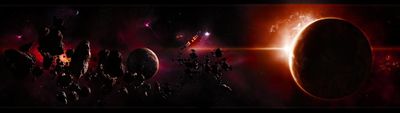 Multicolored Planet Wallpaper HD Dual Screen 3840x1080  Space Galaxy and Astronomy Themes