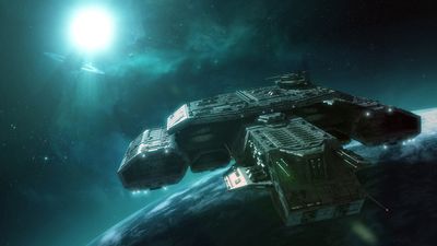 1080p HD Wallpaper Spaceship in Space Stargate DaedalusClass Apollo  Free Download