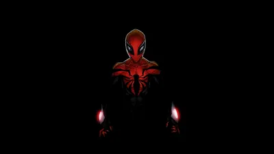 Download SpiderMan in Black Marvel Comics Minimal 5K Wallpaper  Free HD Desktop Mobile  Tablet Backgrounds