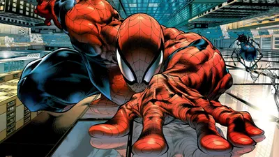 SpiderMan Comic Art HD Wallpaper Marvel Superhero Illustration in 1920x1080px