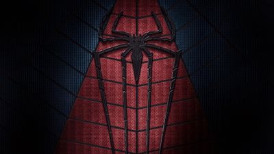 SpiderMan Wallpaper Marvel Comics Superhero in HD 4K Dark Red Logo Design for PC Mobile  Tablet  Free Download