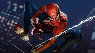 Download SpiderMan PS4 HD Wallpaper Marvel Comics Video Game Theme in 1080p 2K 4K and 5K Resolutions for PC and Mobile