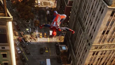 Download SpiderMan PS4 Marvel Adventure in the City HD Wallpaper for Desktop and Mobile