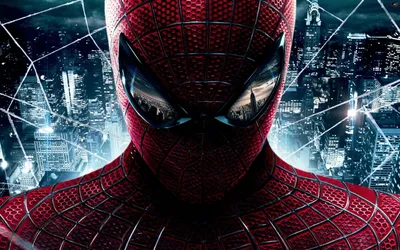 Download The Amazing SpiderMan HD Digital Wallpaper Red Theme with Binary Code Overlay for Desktop  Mobile