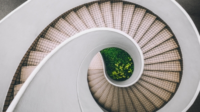 Contemporary Spiral Staircase Architectural Elegance in Motion