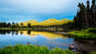 Tranquil Reflections Sprague Lake in Rocky Mountain National Park