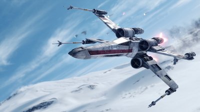 Gray and White Fighter Jet Wallpaper from Star Wars Battlefront  HD Quality