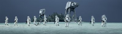 HD Wallpaper Storm Troopers and ATAT Walker in Rogue One A Star Wars Story