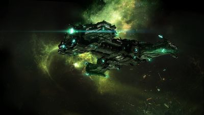 Black and Green Battleship Illustration Starcraft II HD Wallpaper  Heart Of The Swarm  Free Download