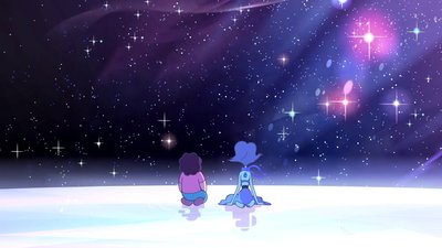 Steven Universe Cartoon Wallpaper HD Winter Night with Snow and Cold Temperature