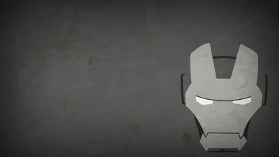 Iron Man Head Clip Art HD Wallpaper Marvel Superhero in Monochrome  Free Download