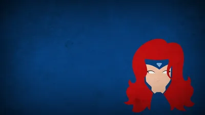 Marvel Heroes HD Wallpaper Jean Grey  Red Haired Superhero on Blue Background