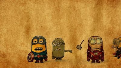 Minions Wallpaper HD Digital Superhero Avengers Background  Free Download in WQHD and HD Resolutions