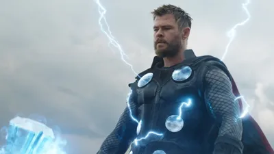 Chris Hemsworth as Thor in Avengers Endgame HD Wallpaper with Lightning Armor  Free Download for Desktop  Mobile in 4K and 5K