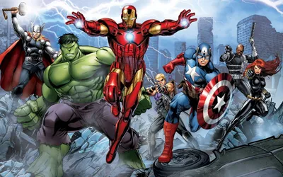 Marvels The Avengers HD Digital Wallpaper Iconic Heroes Unite  Iron Man Hulk  More in 1920x1200px