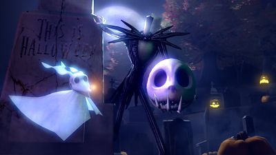 1080p HD Wallpaper The Nightmare Before Christmas Digital Wallpaper  Holiday Halloween Theme