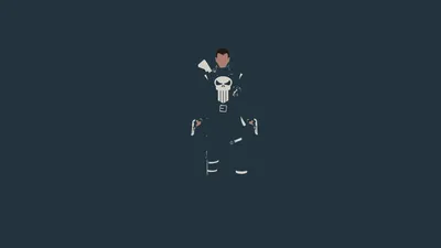 Download The Punisher Animated HD Wallpaper Minimalist Marvel Comics Skull Design for Desktop  Mobile