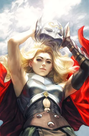 HD Thor Wallpaper by Artgerm  Marvel Comics Superheroine Art in 1470x2234px  Free Download for Desktop  Mobile