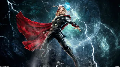 HD Marvel Thor Wallpaper Chris Hemsworth in Stunning Digital Art  Free Download for Desktop  Mobile