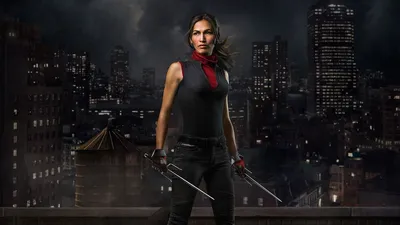 Daredevil and Elektra HD Wallpaper Marvels Finest in the City Night  Free Download 1920x1080px