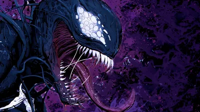 Venom Marvel Comics HD Wallpaper Villain Illustration and Artwork Masterpiece