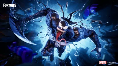 Venom Symbiote Invades Fortnite Marvel Comics HD Wallpaper  Free Download in 4K