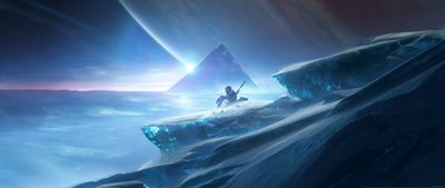 Explore the Stunning World of Video Games Ultrawide HD Wallpaper featuring Pyramid Ice Space and Digital Art