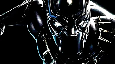 Black Panther Marvel HD Wallpaper Warrior and Superhero Elegance in Digital Art