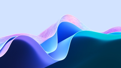 Mesmerizing Waves Windows 11 Desktop Background